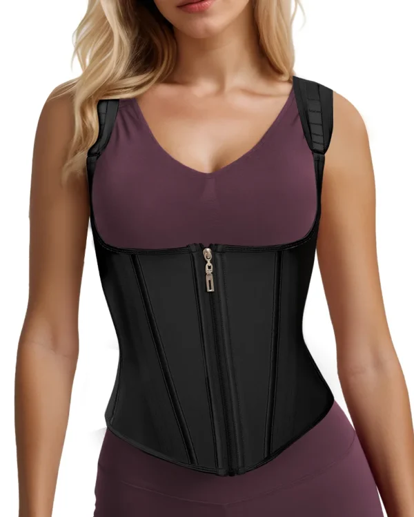 Latex Waist Trainer – Hourglass Body Shaper with Tummy Control