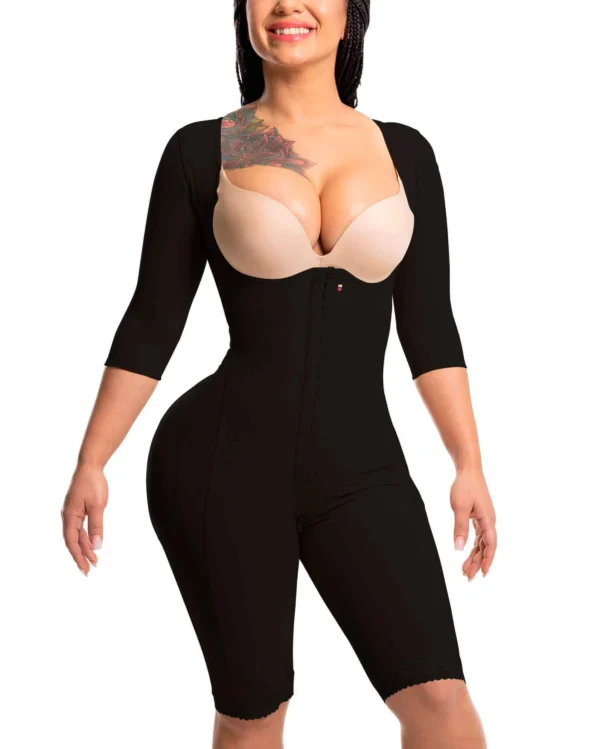 Colombian Full Body Shapewear – 3-Hook Compression BBL Bodysuit