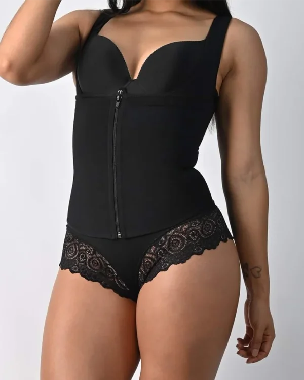 Gothic Underbust Corset – Waist Cincher & Workout Body Belt
