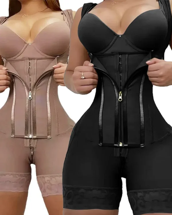 Colombian High Compression Shapewear Bodysuit – 9-Bone Tummy Control